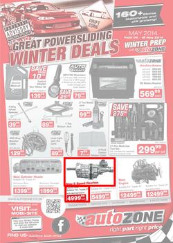 Autozone : Winter Deals (6 May - 18 May 2014), page 1