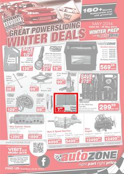 Autozone : Winter Deals (6 May - 18 May 2014), page 1