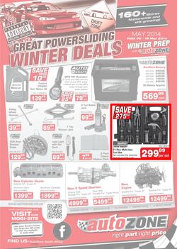 Autozone : Winter Deals (6 May - 18 May 2014), page 1