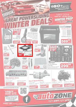 Autozone : Winter Deals (6 May - 18 May 2014), page 1