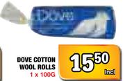 Dove Cotton Wool Rolls-1x100G