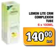 Lemon Lite Crm Complexion Tube-6x100Ml