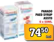 Panado Paed Syrup Asstd-6x50Ml