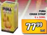 Puma Cough Syrup-6x50Ml