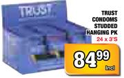Trust Condoms Studded Hanging PK-24x3's