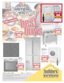 Builders Warehouse : Kitchen Best Buys (22 May - 10 June), page 1