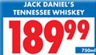 Jack Daniel's Tennessee Whiskey-750Ml
