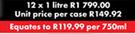 J&B Rare Scotch Whisky-12x1L