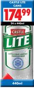 Castle Lite Cans-24x440Ml