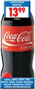Coca-Cola Bottles-2L