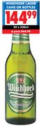 Windhoek Lager Cans Or Bottles-24x330Ml