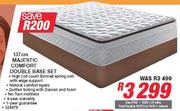 137Cm Majestic Comfort Double Base Set