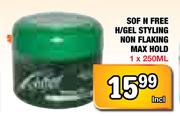 SOF N Free H/Gel Styling Non Flaking Max Hold - 1 x 250ml