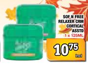 SOF N Free Relaxer CRM Cortical Assorted - 1 x 125ml