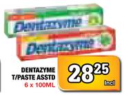 Dentazyme T/Paste Asstd-6 x 100ml