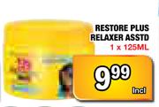 Restore Plus Relaxer Assorted - 1 x 125ml