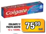 Colgate T/Paste Asstd-12 x 100ml
