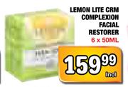 Lemon Lite CRM Complexion Facial Restorer - 6 x 50ml