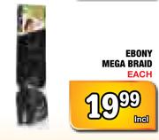 Ebony Mega Braid