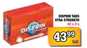 Disprin Tabs Xtra Strength - 52 x 2,s