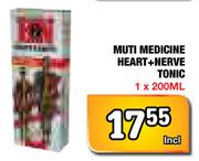 Multi Medicine Heart + Nerve Tonic - 1 x 200ml