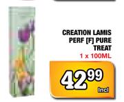 Creation Lamis Perf (F) Pure Treat - 1 x 100ml