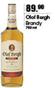 Olof Bergh Brandy-750ml