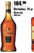 Richelieu 10 Year Old Brandy-750ml