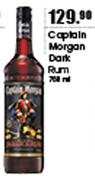 Captain Morgan Dark Rum-750ml
