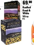 Rusthof Rose & White Wine-5Ltr