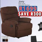 Joey Soft Touch Armchair Recliner