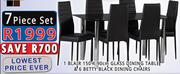 Blair & Betty 7 Piece Dining Set