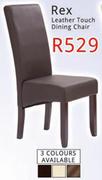 Rex Leather Touch Dining Chair
