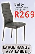 Betty Leather Touch Dining Chair