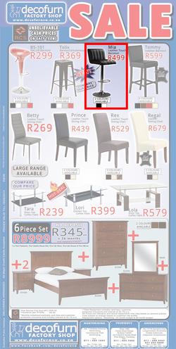 Decofurn Johannesburg : Sale (Valid until 19 May 2014), page 1