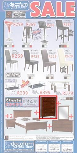 Decofurn Johannesburg : Sale (Valid until 19 May 2014), page 1