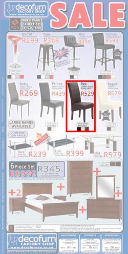 Decofurn Johannesburg : Sale (Valid until 19 May 2014), page 1