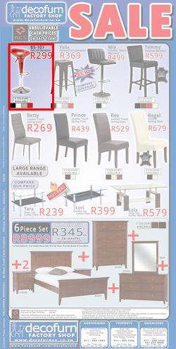 Decofurn Johannesburg : Sale (Valid until 19 May 2014), page 1