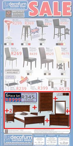 Decofurn Johannesburg : Sale (Valid until 19 May 2014), page 1