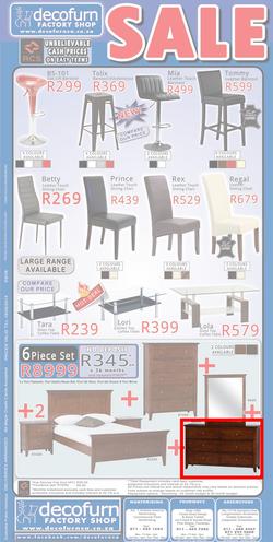 Decofurn Johannesburg : Sale (Valid until 19 May 2014), page 1