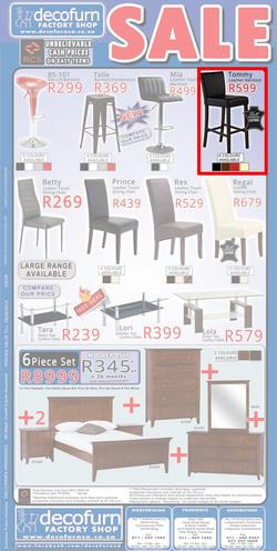 Decofurn Johannesburg : Sale (Valid until 19 May 2014), page 1