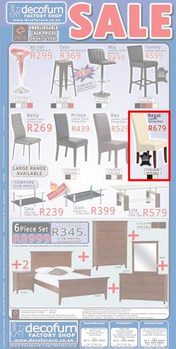 Decofurn Johannesburg : Sale (Valid until 19 May 2014), page 1