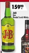 J&B Rare Blended Scotch Whisky-1L