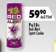 Po10C Red Alert Spirit Cooler-6x275Ml