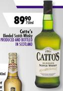 Catto's Blended Scotch Whisky Produced And Bottled In Scotland-750Ml