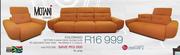 Colorado Motani 3 piece Fabric Lounge Suite