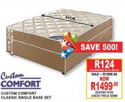 Custom Comfort 91cm Classic Single Base Set