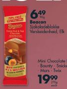 Beacon Sjokoladeblokke Verskeidenheid-90Gm Elk