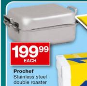 Prochef Stainless Steel Double Roaster -Each