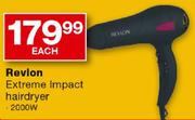 Revlon Extreme Impact Hairdryer -2000W Each
